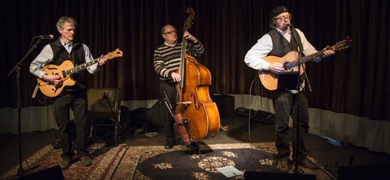 Big Blue House appears at the Little Theater Cafe every Thursday in January. On January 22, they're joined by Rockabilly Hall-of-Famer Jerry Engler.