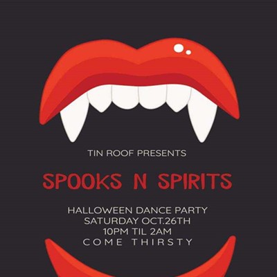 Spooks & Spirits Comedy Show & Dance Party