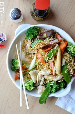 A noodle dish from Han Noodle. - PHOTO BY MATT DETURCK