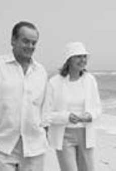 Ah, age-appropriate love: Diane Keaton and Jack Nicholson in Somethings Gotta Give.