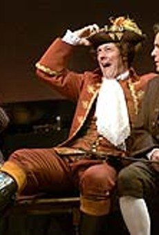 Among the large, splendid cast of 1776: David Silberman as Benjamin Franklin, John Bolton as Richard Henry Lee, and James Brennan as John Adams