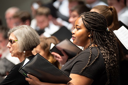 The Brockport College-Community Chorus will perform on May 6, 2023, at SUNY Brockport.