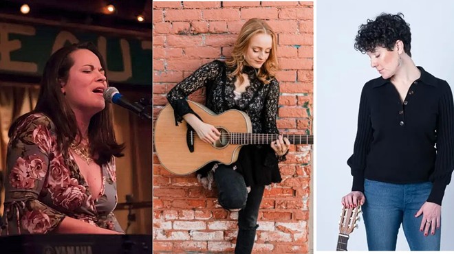 Cafe Veritas presents our Singer Songwriter in the Round concert, with Sarah DeValliere, Kara Fink, and Marye Lobb