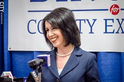 County Clerk Cheryl Dinolfo, a Republican, announced today that she'll run for Monroe County executive. - PHOTO BY MARK CHAMBERLIN