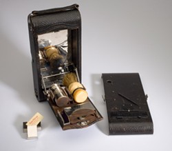 Eastman Kodak Company, “No. 3A Autographic Folding Pocket Kodak, Modified by Henry Gaisman, To Be a Shaving Kit for George Eastman”