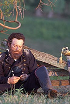 Even the actors are bored: Stephen Lang in "Gods and Generals."