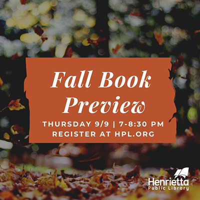 Fall Book Preview