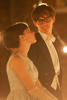 Felicity Jones and Eddie Redmayne in "The Theory of Everything."