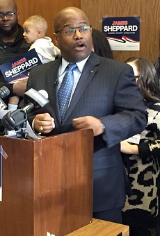 Former Rochester Police Chief James Sheppard announced his bid for County Legislature today.