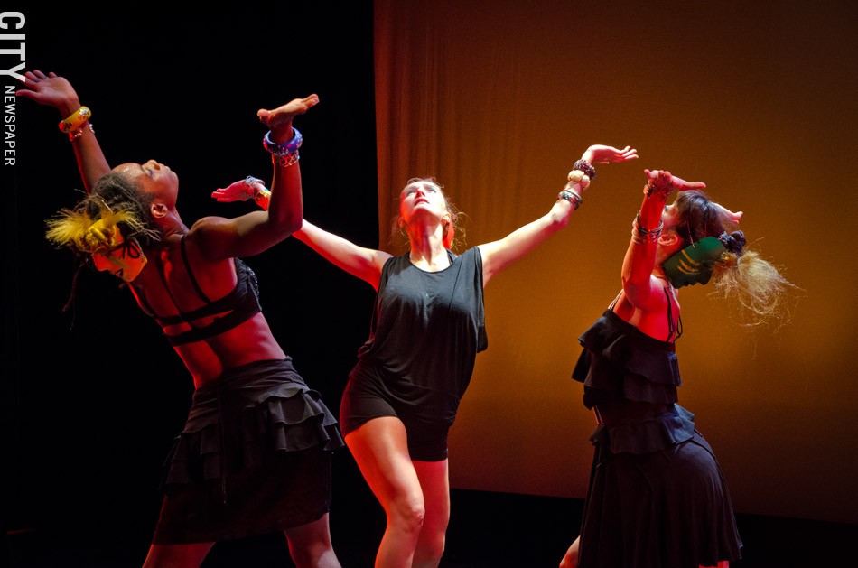 FuturPointe performs "Psychopomp and Pageantry" during the 2013 Rochester Fringe Festival. - Photo by MARK CHAMBERLIN