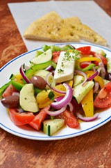 PHOTO BY MATT DETURCK - Horitaki salad from Voula's Greek Sweets.