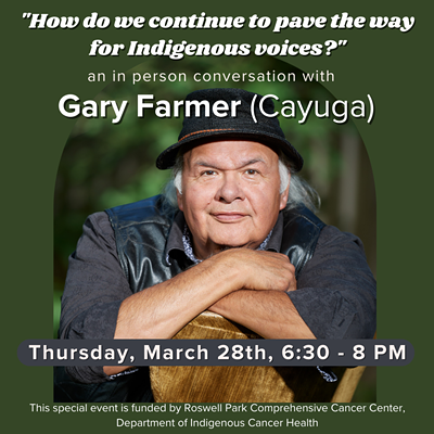 In Conversation with Gary Farmer - "How do we pave the way for Indigenous voices?"