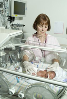 In 'the best job in the place': neonatal nurse Lorie Banker.