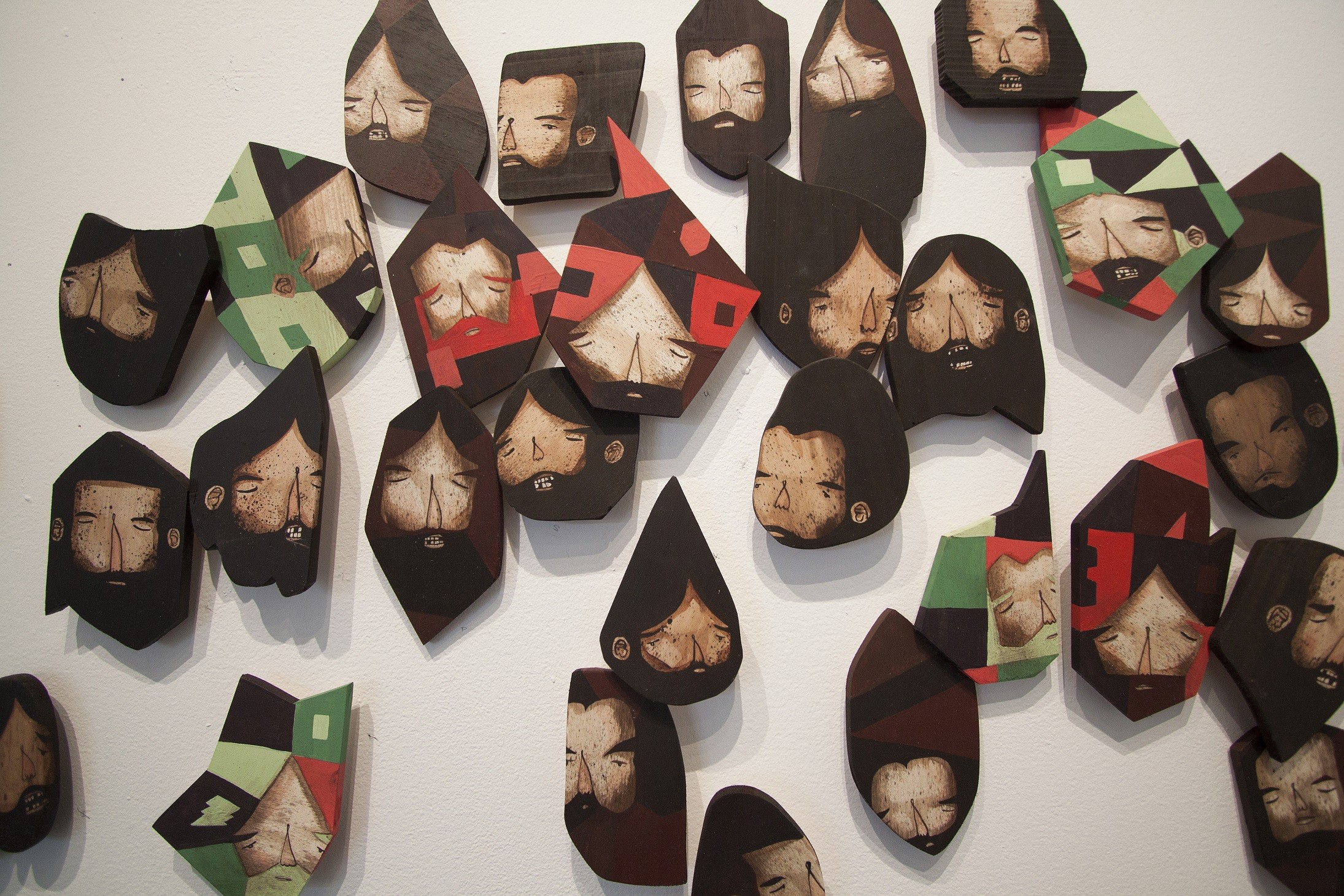 Jaime Molina's "Cutty Heads" is currently showing in 1975 Gallery's exhibition "Vulnerable Geometry." - PHOTO PROVIDED