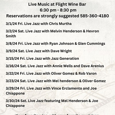 Live Jazz at Flight Wine Bar Featuring: Chris Murtha Friday March 1, 6:30-8:30