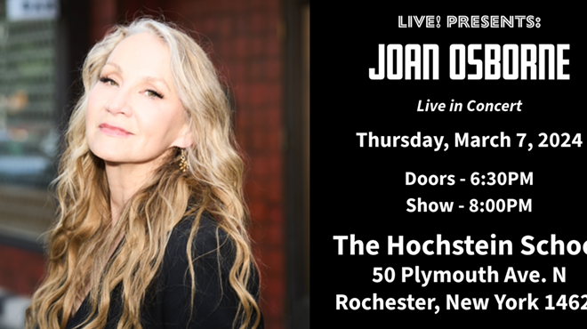 Live! Presents: Joan Osborne at The Hochstein School Performance Hall