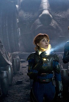 Logan Marshall-Green, Noomi Rapace, and Michael Fassbender (left to right) in "Prometheus." PHOTO COURTESY 20TH CENTURY FOX