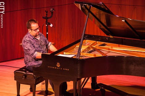 Manuel Valera performed at Hatch Recital Hall. - PHOTO BY JOHN SCHLIA