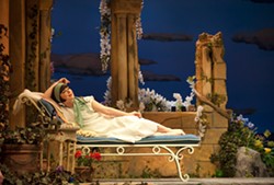 Marla McLean as Caroline Bramble in Enchanted April. PHOTO BY EMILY COOPER