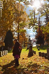 PHOTO BY MATT DETURCK - Mount Hope Cemetery is home to a variety of themed walks each fall.