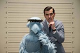 PHOTO COURTESY WALT DISNEY PICTURES - Sam the Eagle and Ty Burrell in “Muppets Most Wanted.”