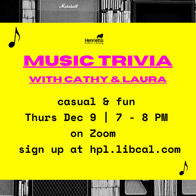 Music Trivia at Henrietta Public Library