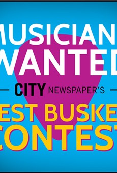 Musicians wanted for City Newspaper's Best Busker Contest