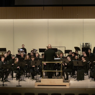 Nazareth University Wind Symphony and Rush-Henrietta HS Band