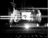 One - of Frank Menair's untitled still images from his "Project-O-Train."