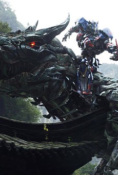 One of the few images not containing explosions from "Transformers: Age of Extinction."