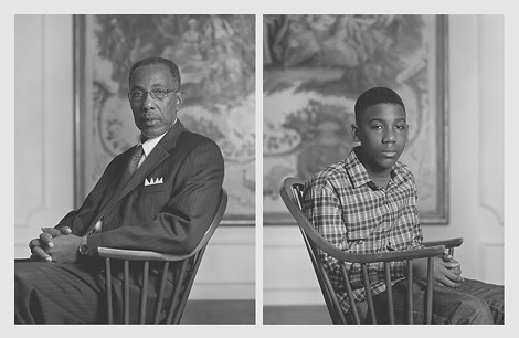 One of thirteen photographic diptychs from Dawoud Bey's "The Birmingham Project," currently on view at George Eastman House. - PHOTO PROVIDED