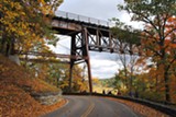 PHOTO COURTESY THE LANDMARK SOCIETY OF WESTERN NEW YORK - Preserve or replace Letchworth's railroad bridge? The state must decide.