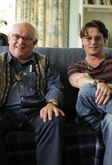Ralph Steadman and Johnny Depp in "For No Good Reason."