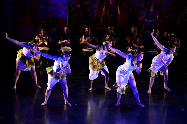 Sankofa African Dance and Drum Ensemble will make its annual appearance at SUNY Brockport on April 21 - 24, 2022.
