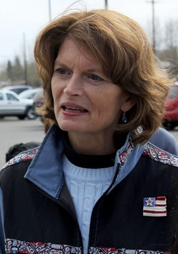 Senator Lisa Murkowski, an Alsaka Republican - PHOTO BY SGT. THOMAS DUVAL, 1/25 SBCT PUBLIC AFFAIRS