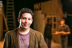 Spencer Christiano, an alum of Aquinas Institute and SUNY Brockport, is the author of "The Rochester Plays," as well as an artist-in-residence at MuCCC. - PHOTO BY MIKE HANLON