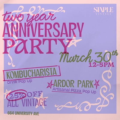 Staple Vintage Two Year Anniversary Party & Pop Up