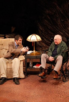 Stefan Cohen and Greg Byrne in "Tuesdays with Morrie."