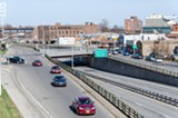 PHOTO BY MARK CHAMBERLIN - The City of Rochester plans to fill in under a mile of the Inner Loop between Monroe Avenue and Charlotte Street.