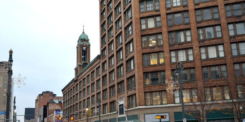 The Finger Lakes Regional Economic Development Council wants the state to provide assistance for the ongoing redevelopment of the Sibley building (pictured) in downtown Rochester.
