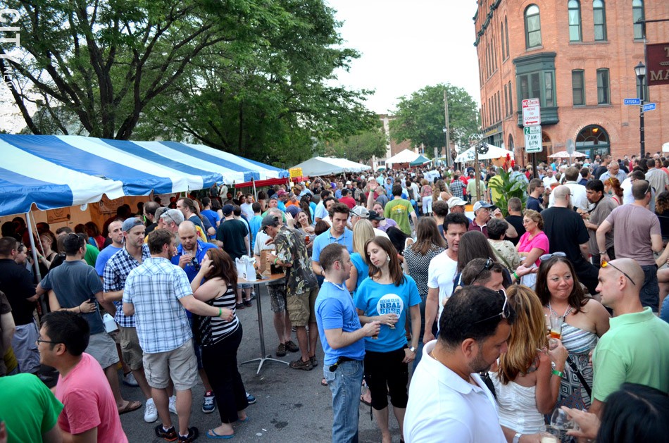 The Rochester Real Beer Expo in the South Wedge, as part of Rochester Real Beer Week. - PHOTO BY MATT DETURCK