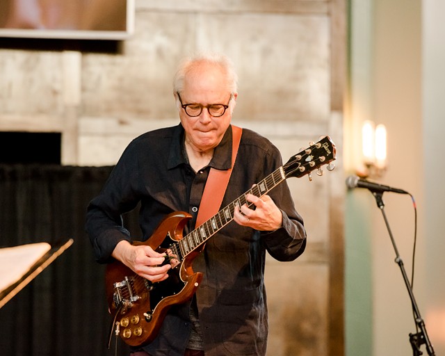 Guitarist Bill Frisell and his band gave two memorable performances on Saturday, June 22 at Temple Building Theater. - PHOTO BY JOSH SAUNDERS