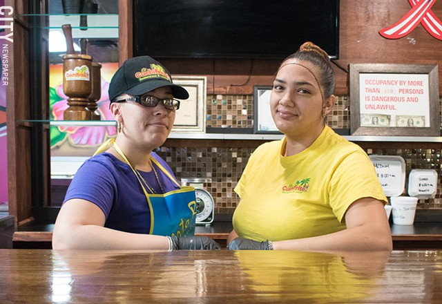 Milagros and Tiffany working the front counter. - PHOTO BY JACOB WALSH