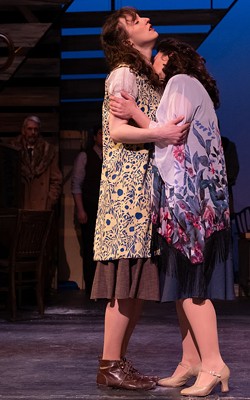 Maya Dwyer and Sara Michelle Penner in JCC CenterStage's production of "Indecent." - PHOTO BY LOU SCHNEIDER