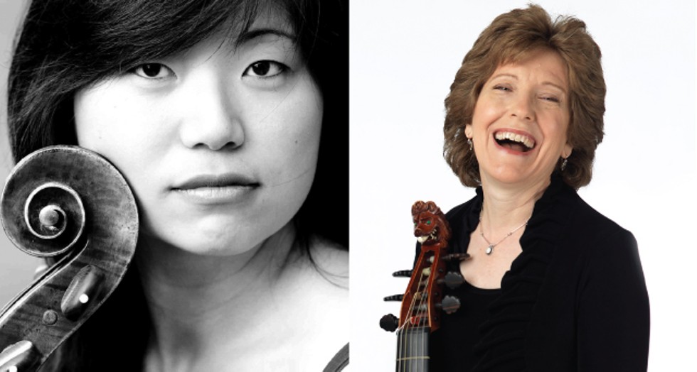 Pegasus Early Music opens its 2019-20 season on September 22 with "Viol3," a concert featuring (left) Beiliang Zhu, (right) Lisa Terry, and David Morris. - PHOTOS PROVIDED