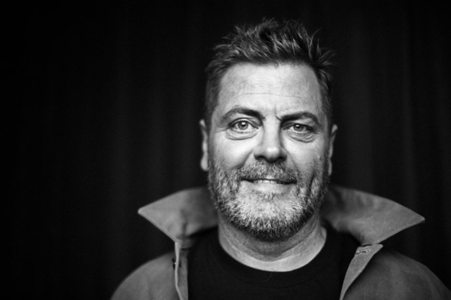 “We’re a bunch of real dipshits, and let’s laugh at that," actor-comedian Nick Offerman says. "But while we’re laughing, let’s also recognize that we’re not done getting better, and we never will be.” - PHOTO BY MATT WINKELMEYER