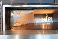 Rebel Pi's brick oven. - PHOTO BY JACOB WALSH