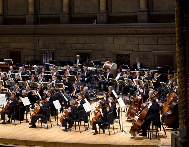 The Rochester Philharmonic Orchestra performing in Kodak Hall at Eastman Theatre. - PHOTO PROVIDED
