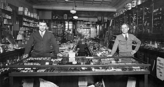 An undated photo of Wilson Hardware shows how it looked many years ago. - PHOTO PROVIDED