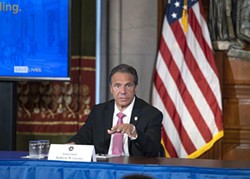 Governor Andrew Cuomo at his daily briefing June 11, 2020. - PHOTO PROVIDED BY GOVERNOR CUOMO'S OFFICE